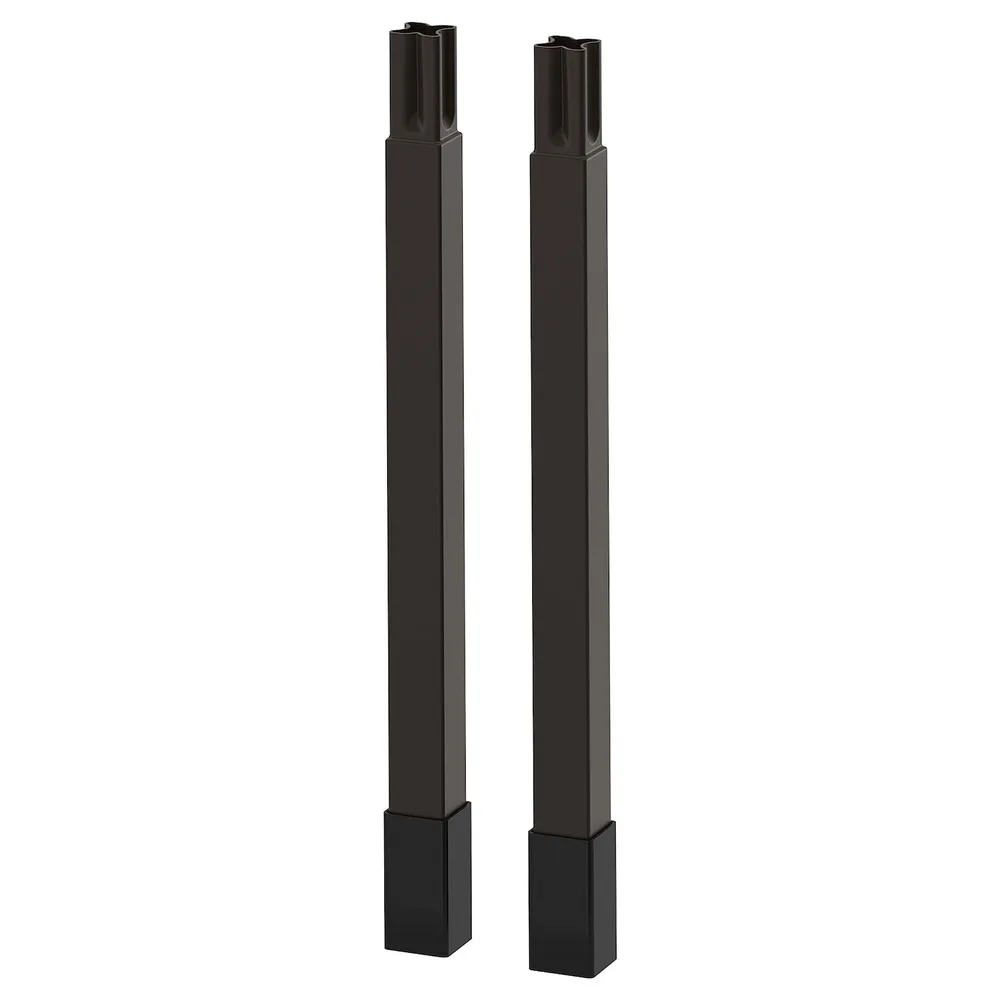 IKEA ENHET (ИКЕА ЕНХЕТ) — Ножки для корпуса, антрацит, 23,5 см