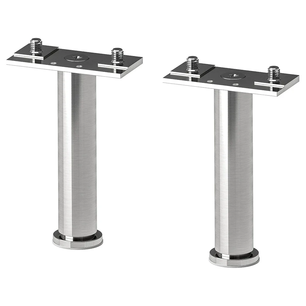 IKEA ALMAÅN (ИКЕА АЛМАОН) — Ножка, нержавеющая сталь, 12-20 см