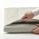 IKEA MITTZON (ИКЕА МИТТЗОН) — Акустический настольный экран, бежевый с пушечным напылением, 125x72 см — фото 2