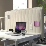 IKEA MITTZON (ИКЕА МИТТЗОН) — Акустический настольный экран, бежевый с пушечным напылением, 125x72 см — фото 7