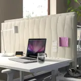 IKEA MITTZON (ИКЕА МИТТЗОН) — Акустический настольный экран, бежевый с пушечным напылением, 145x72 см — фото 5