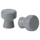 IKEA ODLINGSGRÄNS (ИКЕА ОДЛИНГСГРЭНС) — Ручка, серая, 27 мм — фото 1