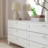 IKEA KLINGSTORP (ИКЕА КЛИНГСТОРП) — Ручка, крем/хром, 141 мм — фото 3
