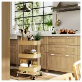 IKEA KLINGSTORP (ИКЕА КЛИНГСТОРП) — Ручка, крем/хром, 141 мм — фото 7