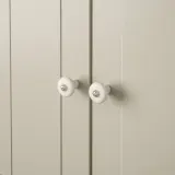 IKEA KLINGSTORP (ИКЕА КЛИНГСТОРП) — Ручка, кремовый/хром, 30 мм — фото 4