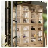IKEA KLINGSTORP (ИКЕА КЛИНГСТОРП) — Ручка, кремовый/хром, 30 мм — фото 7