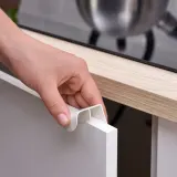 IKEA DRAGSMARK (ИКЕА ДРАГСМАРК) — Обжимная ручка, белая, 40 мм — фото 4
