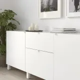 IKEA BILLSBRO (ИКЕА БИЛЛСБРО) — Ручка, белая, 40 мм — фото 2