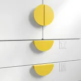 IKEA BEGRIPA (ИКЕА БЕГРИПА) — Ручка, желтая/полукруглая, 130 мм — фото 2