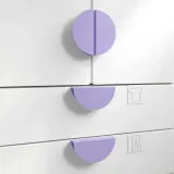 IKEA BEGRIPA (ИКЕА БЕГРИПА) — Ручка, сиреневая/полукруглая, 130 мм — фото 2