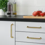 IKEA BAGGANÄS (ИКЕА БАГГАНЭС) — Ручка, цветная латунь, 143 мм — фото 3