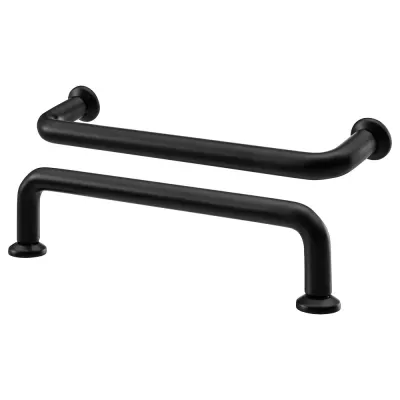 IKEA BAGGANÄS (ИКЕА БАГГАНЭС) — Ручка, черная, 143 мм