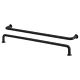 IKEA BAGGANÄS (ИКЕА БАГГАНЭС) — Рукоятка, черная, 335 мм — фото 1