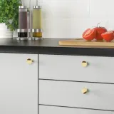 IKEA BAGGANÄS (ИКЕА БАГГАНЭС) — Ручка, цветная латунь, 21 мм — фото 2