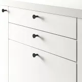 IKEA BAGGANÄS (ИКЕА БАГГАНЭС) — Ручка, черная, 21 мм — фото 2
