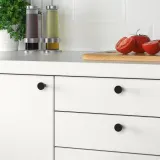IKEA BAGGANÄS (ИКЕА БАГГАНЭС) — Ручка, черная, 21 мм — фото 3