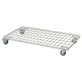 IKEA INVALLNING (ИКЕА ИНВАЛЛНИНГ) — Тележка для коробок белая, 68x39 см — фото 1