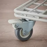 IKEA INVALLNING (ИКЕА ИНВАЛЛНИНГ) — Тележка для коробок белая, 68x39 см — фото 8