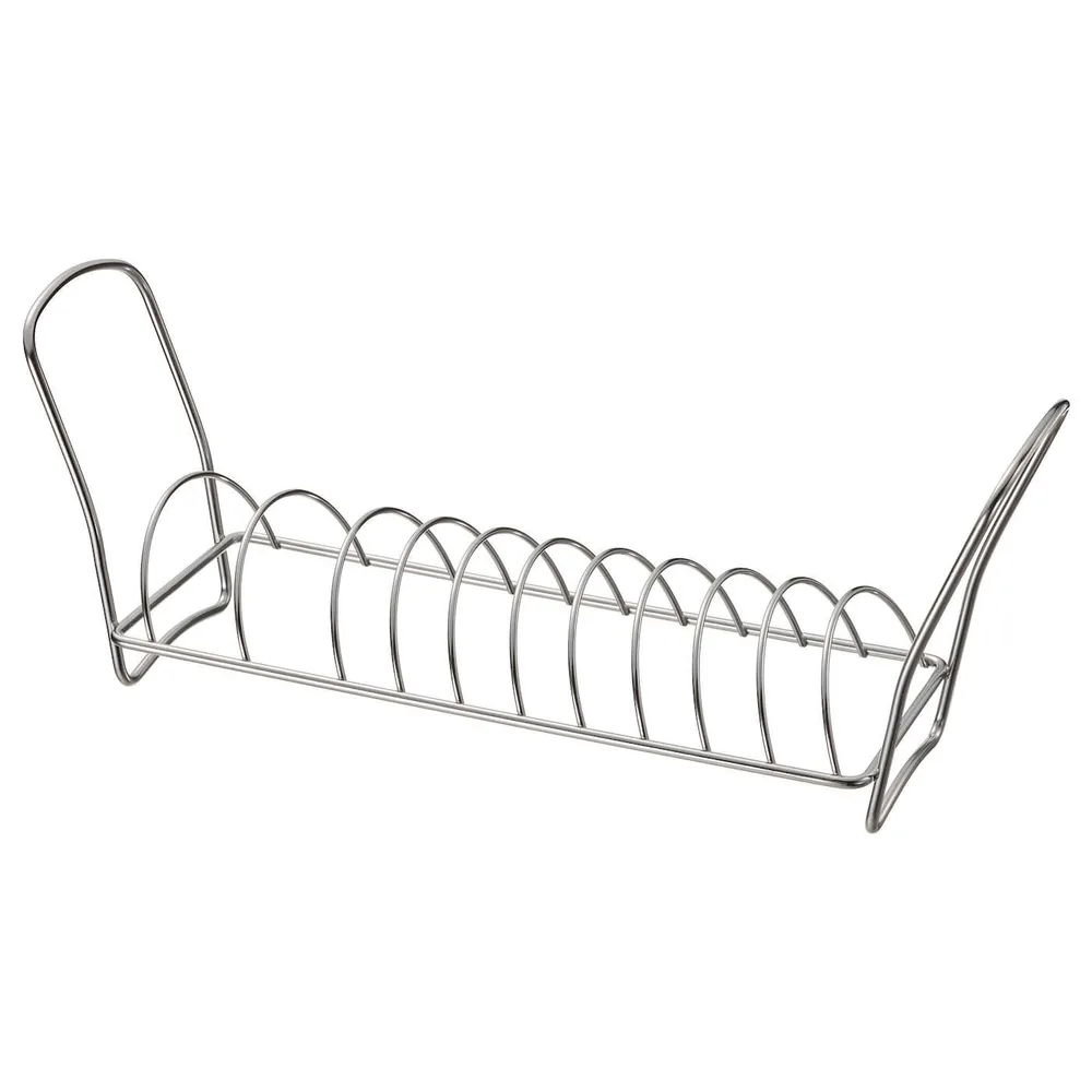 IKEA VÄLVÅRDAD (ИКЕА ВЭЛВОРДАД) — Подставка для сушки посуды, нержавеющая сталь, 12x32 см