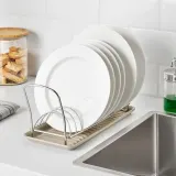 IKEA VÄLVÅRDAD (ИКЕА ВЭЛВОРДАД) — Подставка для сушки посуды, нержавеющая сталь, 12x32 см — фото 2