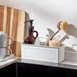 IKEA VÄLVÅRDAD (ИКЕА ВЭЛВОРДАД) — Органайзер, белый, 22,5x9x12,5 см — фото 2