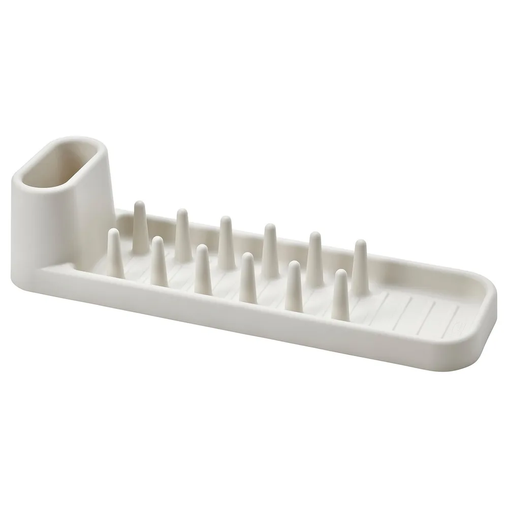 IKEA STÄMLING (ИКЕА СТЭМЛИНГ) — Подставка для сушки посуды, кремовая, 48 см