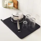 IKEA NYSKÖLJD (ИКЕА НУСКОЛЙД) — Сушильный коврик, темно-серый, 44x36 см — фото 2