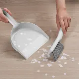 IKEA PEPPRIG (ИКЕА ПЕППРИГ) — Подметальная машина и совок, серый — фото 3