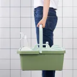 IKEA PEPPRIG (ИКЕА ПЕППРИГ) — Ведро для чистки с крышкой, зеленое — фото 7
