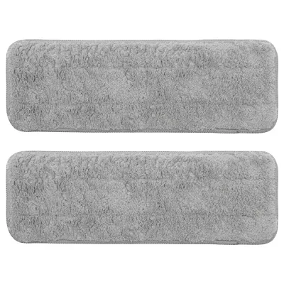IKEA PEPPRIG (ИКЕА ПЕППРИГ) — Чехол из микрофибры для плоской швабры, серый, 10x29 см