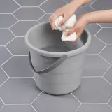 IKEA PEPPRIG (ИКЕА ПЕППРИГ) — Ведро с крышкой, состоящее из 3 частей, серое/синее — фото 3