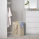 IKEA PURRPINGLA (ИКЕА ПУРРПИНГЛА) — Мешок для белья, бежевый, 100 л — фото 5