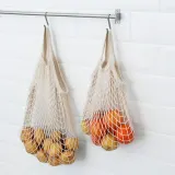 IKEA KUNGSFORS (ИКЕА КУНГСФОРС) — Мешок с сеткой, упаковка из 2 штук, натуральный — фото 2