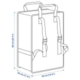 IKEA GÖRSNYGG (ИКЕА ГОРСНУГГ) — Сумка, синяя, 40x30x60 см/72 л — фото 5
