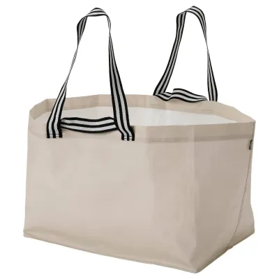 IKEA GÖRSNYGG (ИКЕА ГОРСНУГГ) — Большая сумка, светло-бежевая, 57x37x39 см/71 л