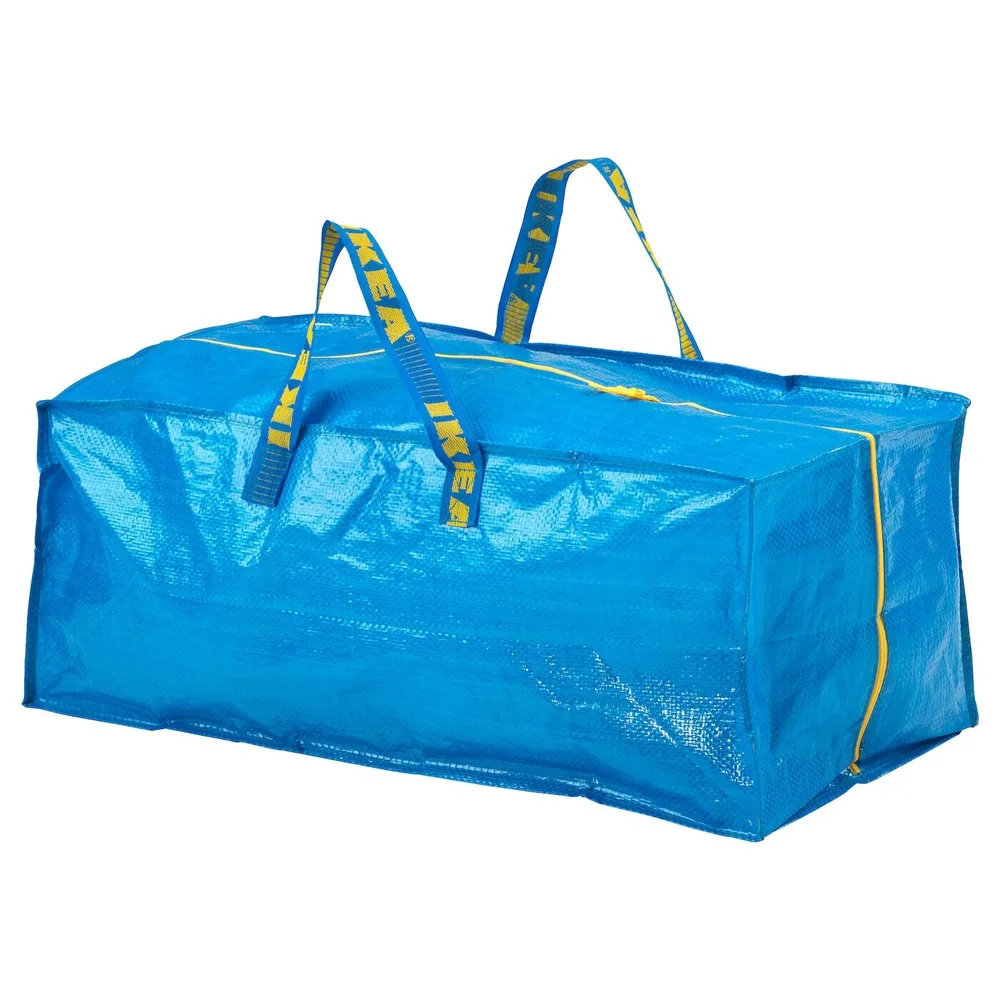 IKEA FRAKTA (ИКЕА ФРАКТА) — Сумка для коляски, синяя, 73x35x30 см 76 л