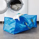 IKEA FRAKTA (ИКЕА ФРАКТА) — Сумка для коляски, синяя, 73x35x30 см 76 л — фото 2
