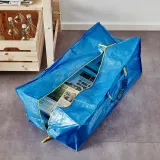 IKEA FRAKTA (ИКЕА ФРАКТА) — Сумка для коляски, синяя, 73x35x30 см 76 л — фото 3