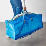 IKEA FRAKTA (ИКЕА ФРАКТА) — Сумка для коляски, синяя, 73x35x30 см 76 л — фото 5