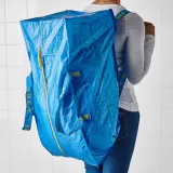 IKEA FRAKTA (ИКЕА ФРАКТА) — Сумка для коляски, синяя, 73x35x30 см 76 л — фото 6