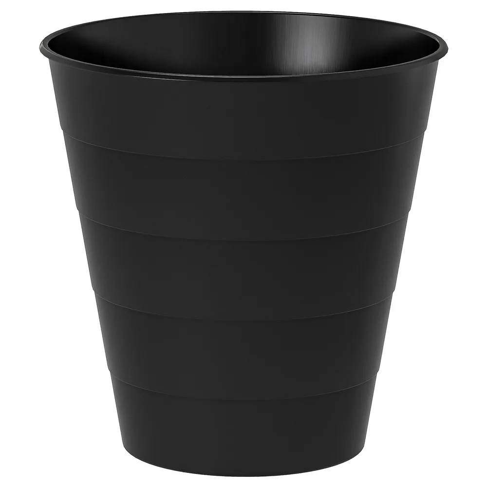 IKEA FNISS (ИКЕА ФНИСС) — Корзина для мусора, черная, 10 л