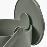 IKEA FARMARKVAST (ИКЕА ФАРМАРКВАСТ) — Контейнер с крышкой для органических отходов, серо-зеленый, 4 л — фото 7