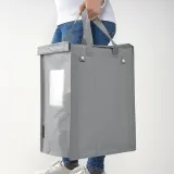 IKEA DIMPA (ИКЕА ДИМПА) — Раздельный мешок для мусора, белый/темно-серый/светло-серый, 22x35x45 см/35 л — фото 3