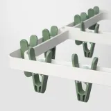 IKEA SLIBB (ИКЕА СЛИББ) — Подвесная сушилка 24 прищепки, зеленый — фото 5