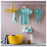 IKEA PRESSA (ИКЕА ПРЕССА) — Вешалка для 16 предметов одежды, желтая — фото 4