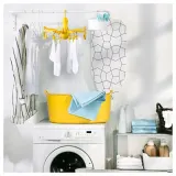 IKEA PRESSA (ИКЕА ПРЕССА) — Вешалка для 16 предметов одежды, желтая — фото 5