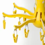 IKEA PRESSA (ИКЕА ПРЕССА) — Вешалка для 16 предметов одежды, желтая — фото 6