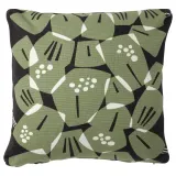 IKEA UNDERBLOMMA (ИКЕА УНДЕРБЛОММА) — Наволочка, черный/серый, 50x50 см — фото 1