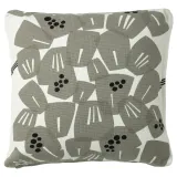 IKEA UNDERBLOMMA (ИКЕА УНДЕРБЛОММА) — Наволочка, белый/светло-серый-зеленый, 50x50 см — фото 1
