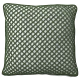 IKEA TOFTÖ (ИКЕА ТОФТО) — Наволочка, темно-серо-зеленая, открытая/внутренняя, 50x50 см — фото 1